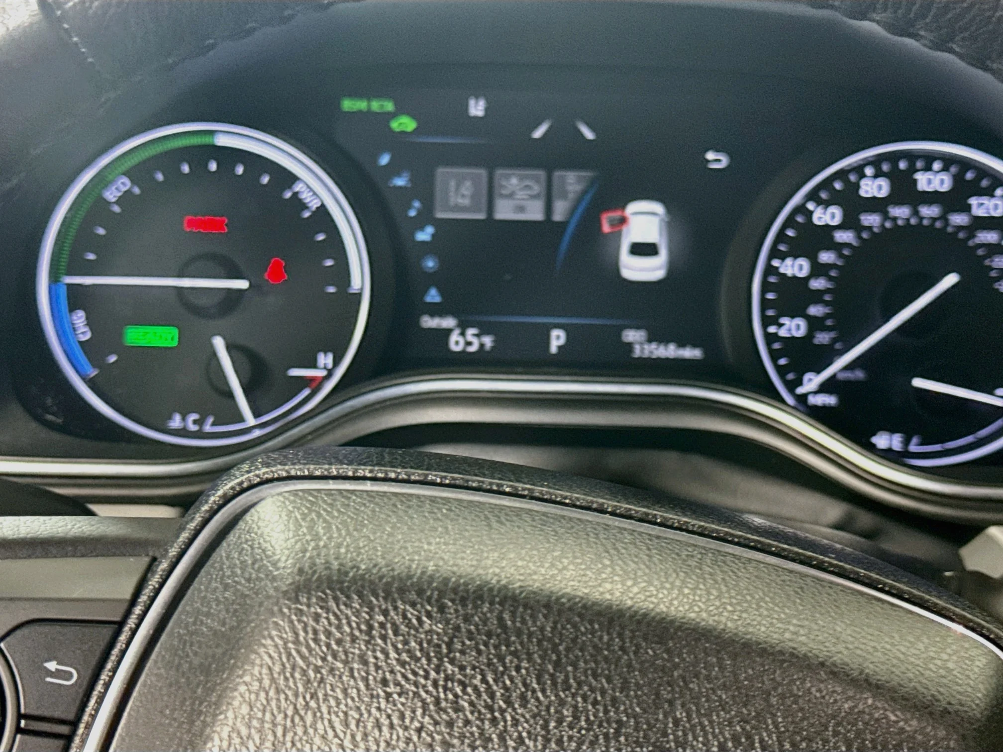 Used 2019 Harbor Gray Metallic Toyota Hybrid XLE image 12
