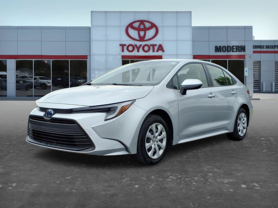Used 2024 Classic Silver Metallic Toyota Hybrid LE image 1