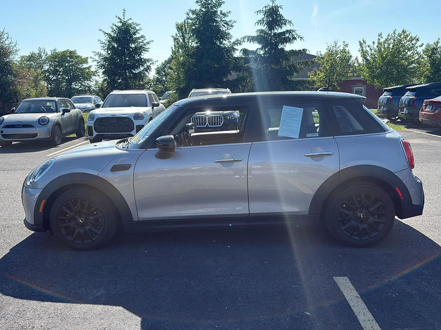 Used 2023 Melting Silver III Metallic MINI Cooper image 3