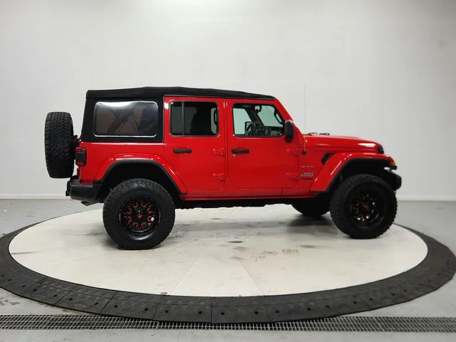 Used 2020 Red Jeep Unlimited Sahara image 9