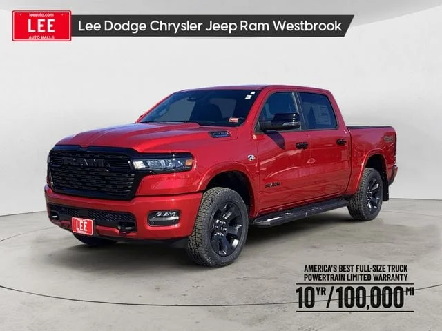 New 2026 Molten Red Ram BIG HORN CREW CAB 4X4 5