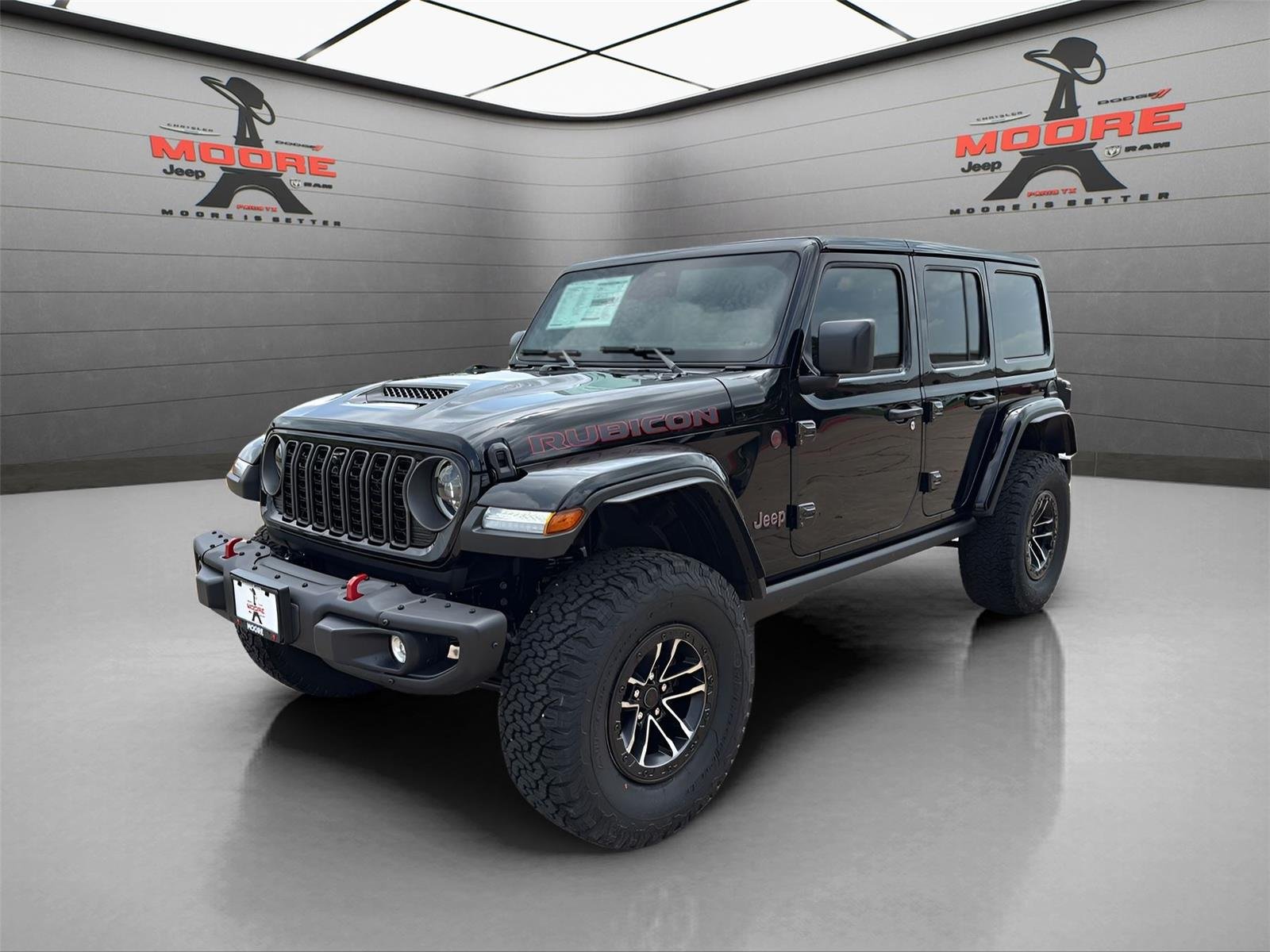 New 2026 Black Clear-Coat Exterior Paint Jeep Rubicon X image 3