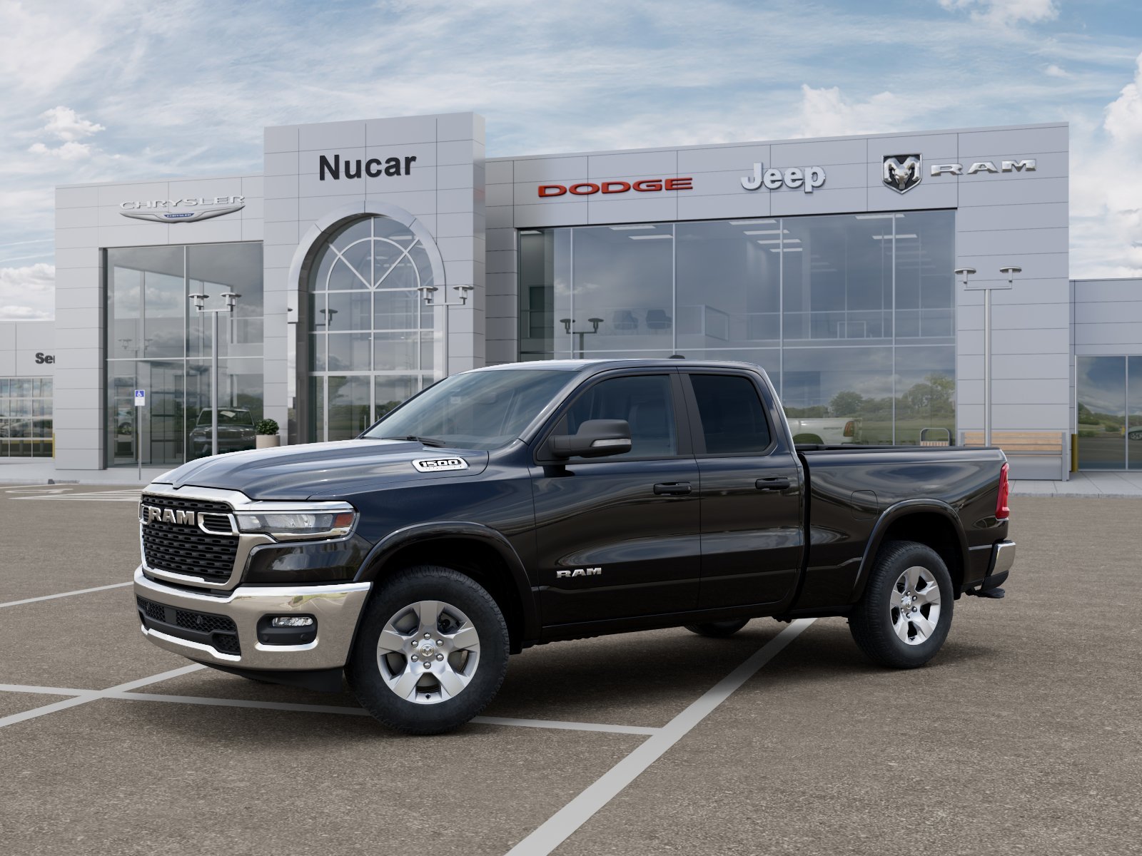 New 2026 Diamond Black Crystal Pearl-Coat Exterior Paint RAM Big Horn/Lone Star image 21