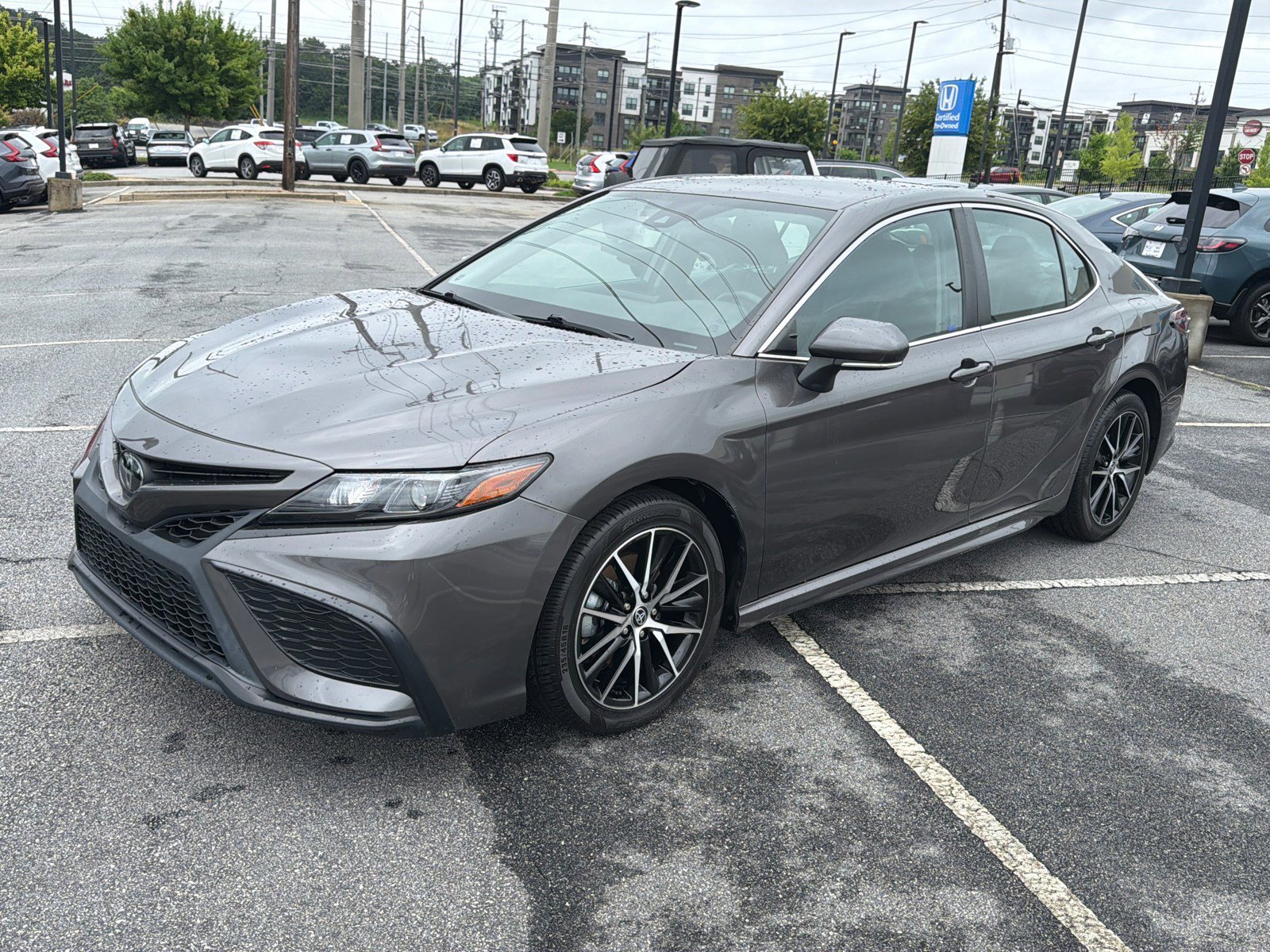 Used 2023 Predawn Gray Mica Toyota SE Nightshade image 3