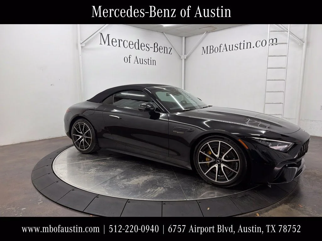 Certified Used 2022 Black Mercedes-Benz SL 63 AMG® image 1