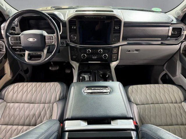 Used 2023 Agate Black Metallic Ford Limited image 3