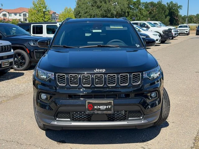 New 2026 Diamond Black Crystal Pearlcoat Jeep Limited image 3