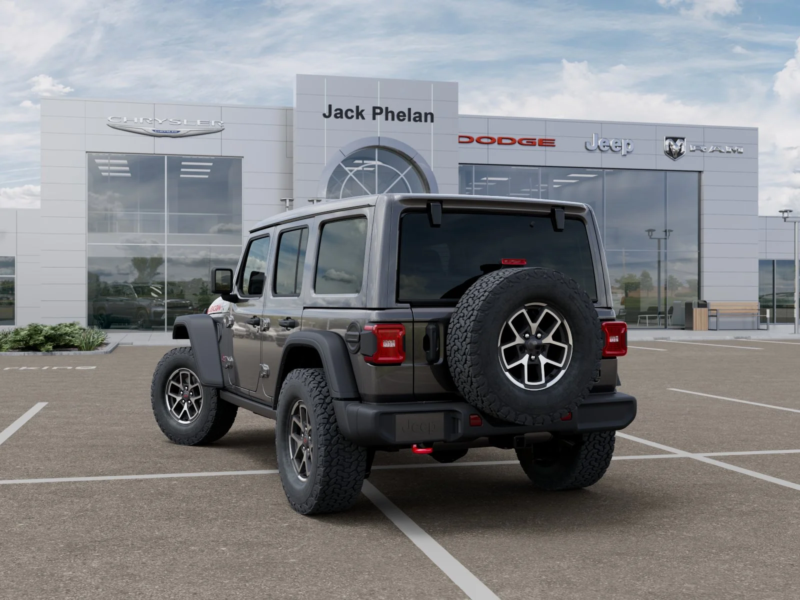 New 2026 Granite Crystal Metallic Clear-Coat Exterior Paint Jeep Rubicon image 3