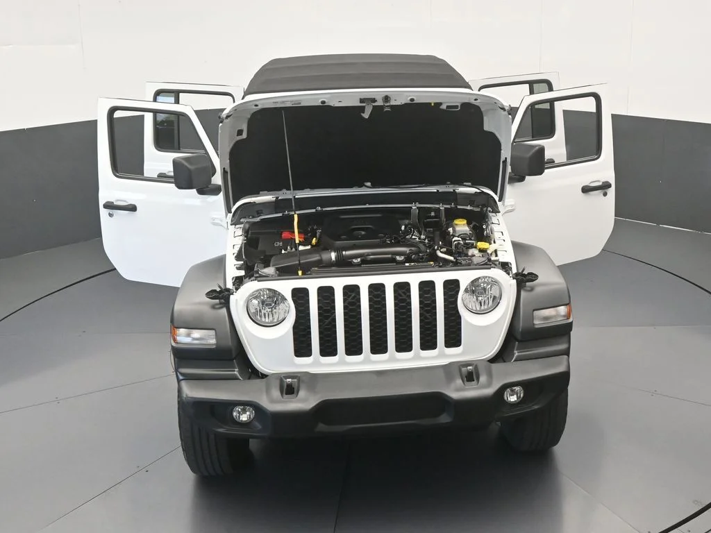 Used 2024 Bright White Clearcoat Jeep Sport S image 66