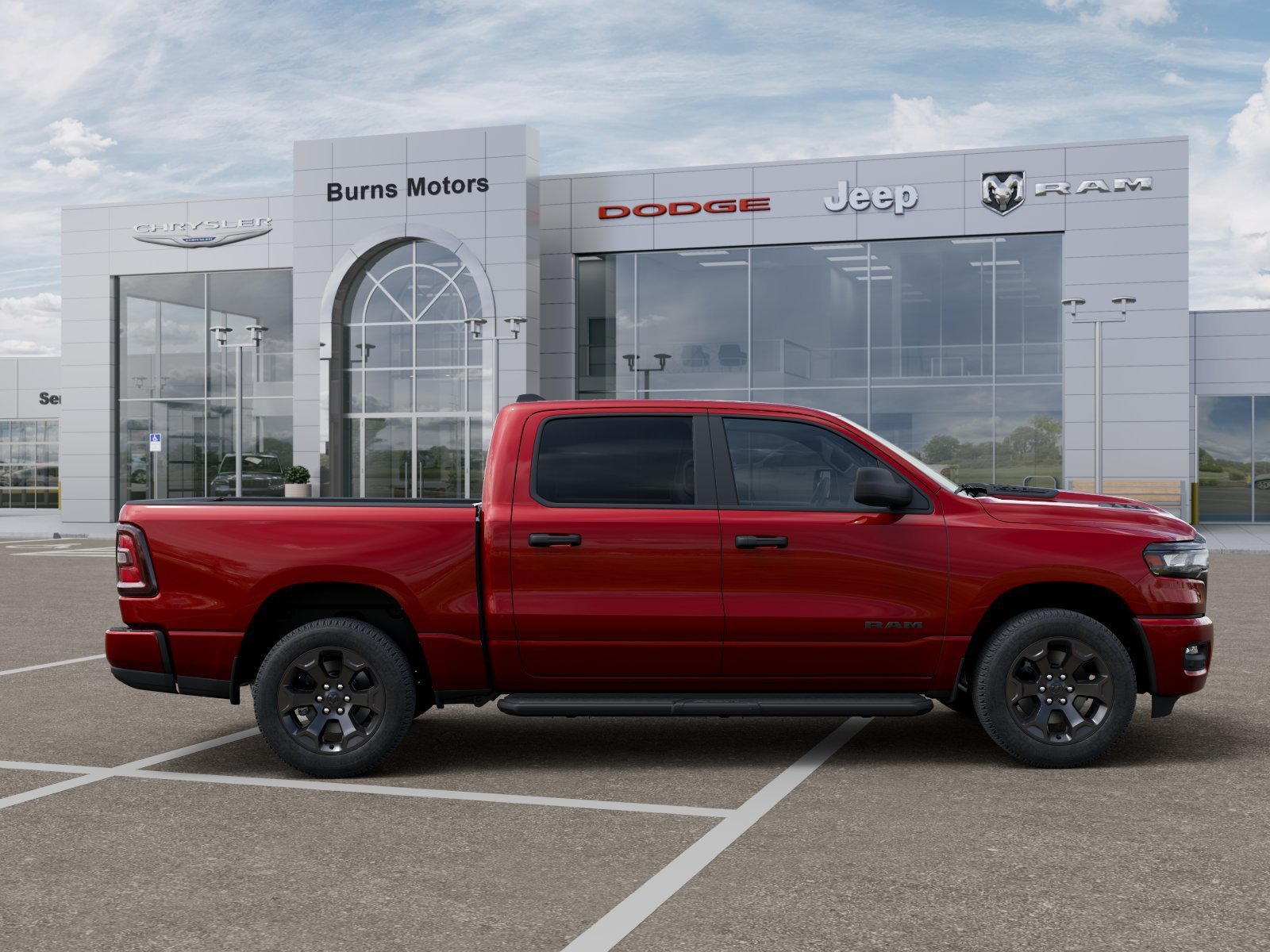 New 2026 Molten Red Pearlcoat RAM Black Express image 21