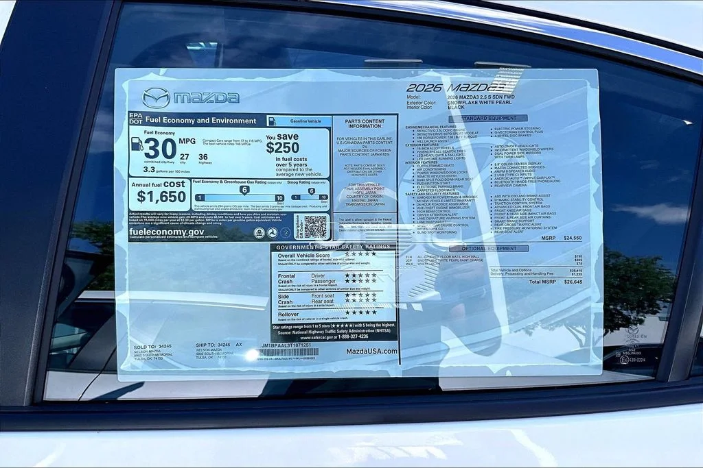 New 2026 White Mazda 2.5 S image 13
