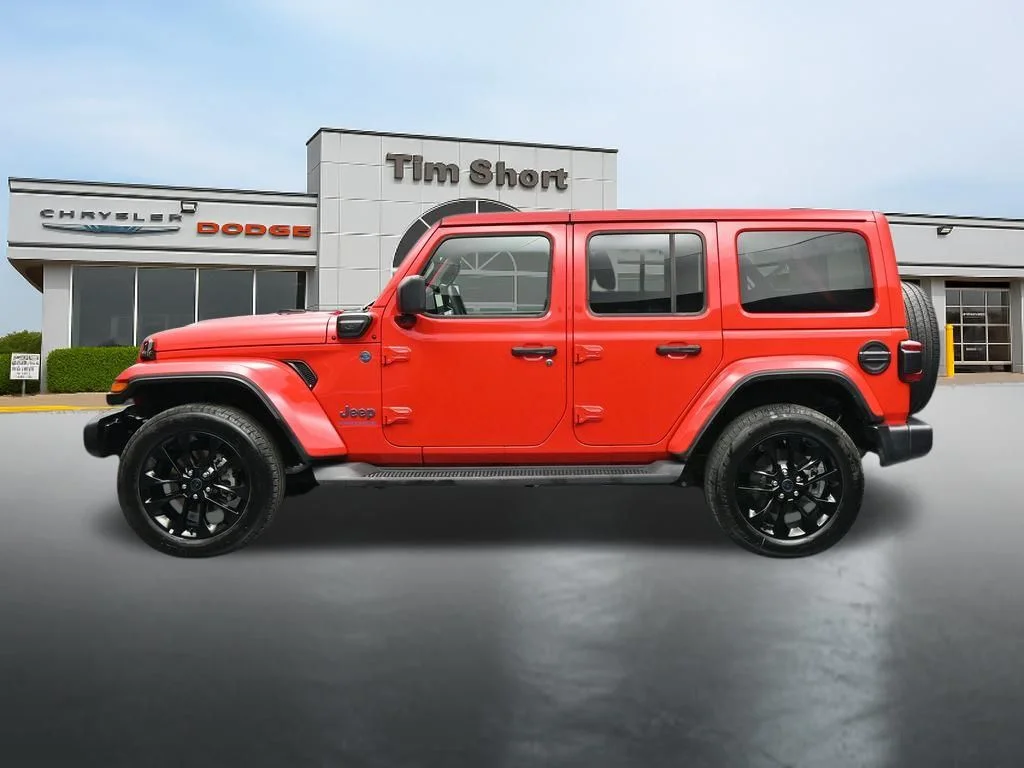 Used 2025 Red Jeep Sahara 4xe image 2