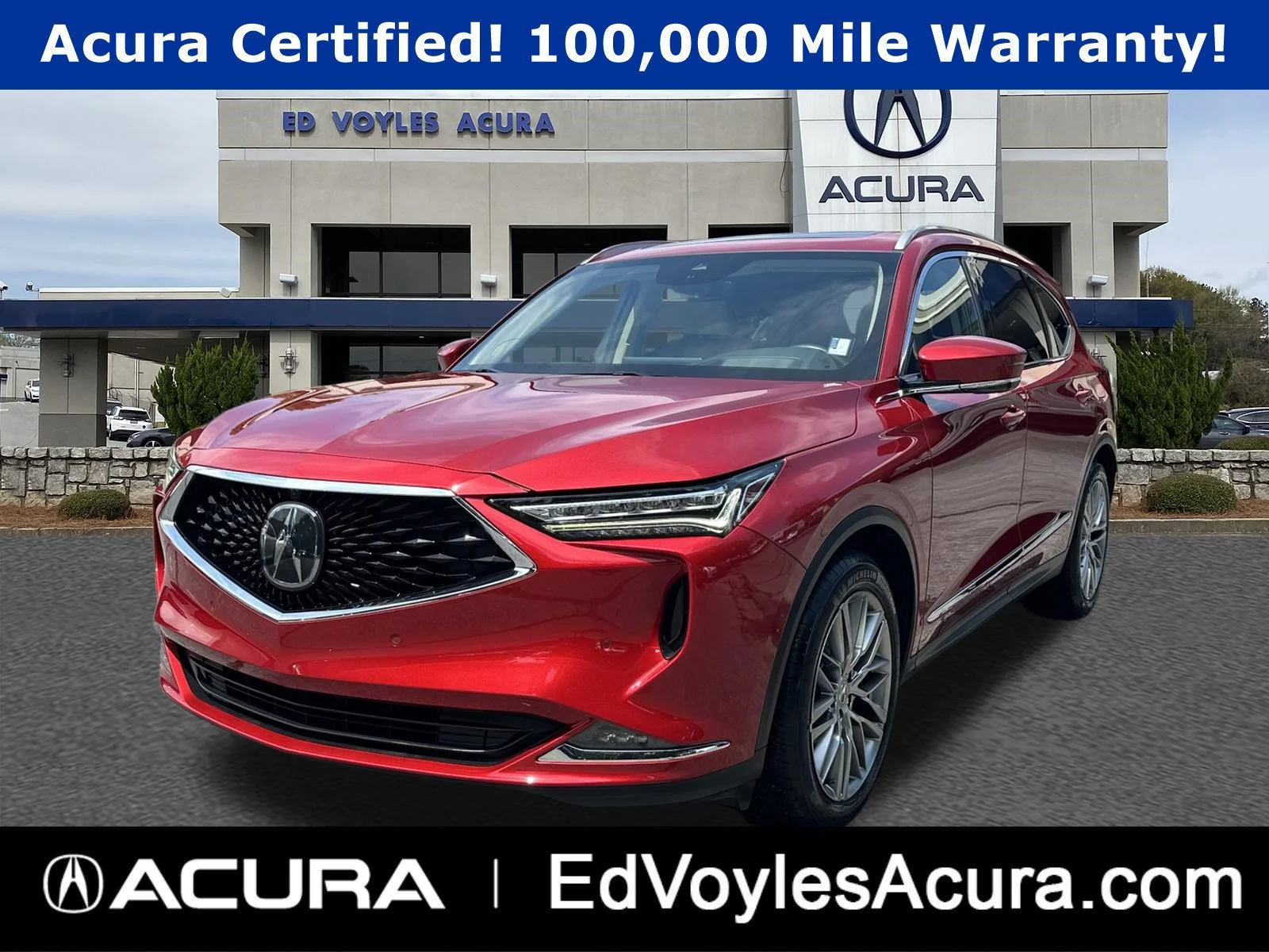 Certified Used 2023 Performance Red Pearl Acura SH-AWD ADVANCE image 37