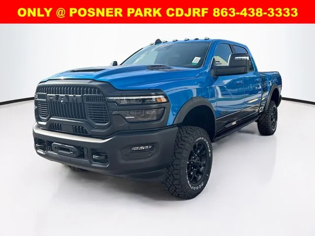 New 2026 Hydro Blue Pearl-Coat Exterior Paint RAM POWER WAGON image 3