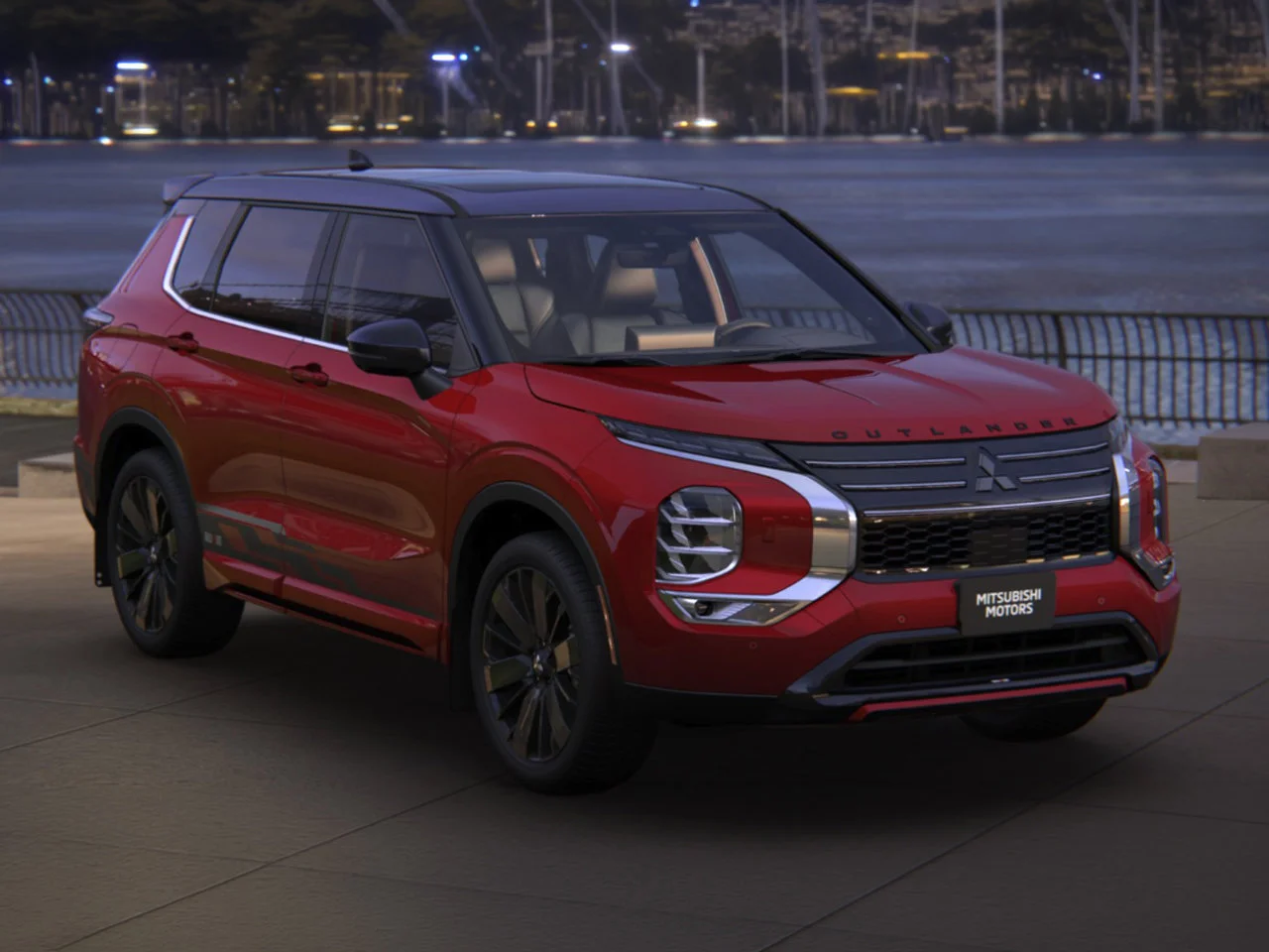 New 2026 Red Diamond/Black Roof Mitsubishi Ralliart image 2