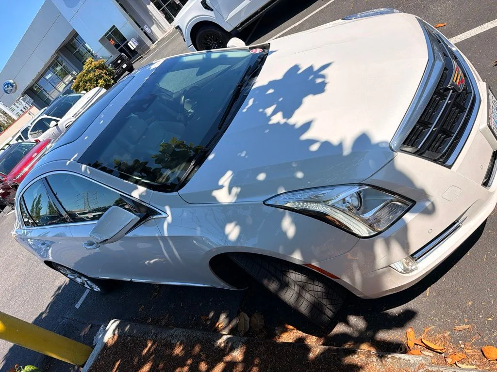 Used 2017 Crystal White Tri-Coat Cadillac Luxury image 2