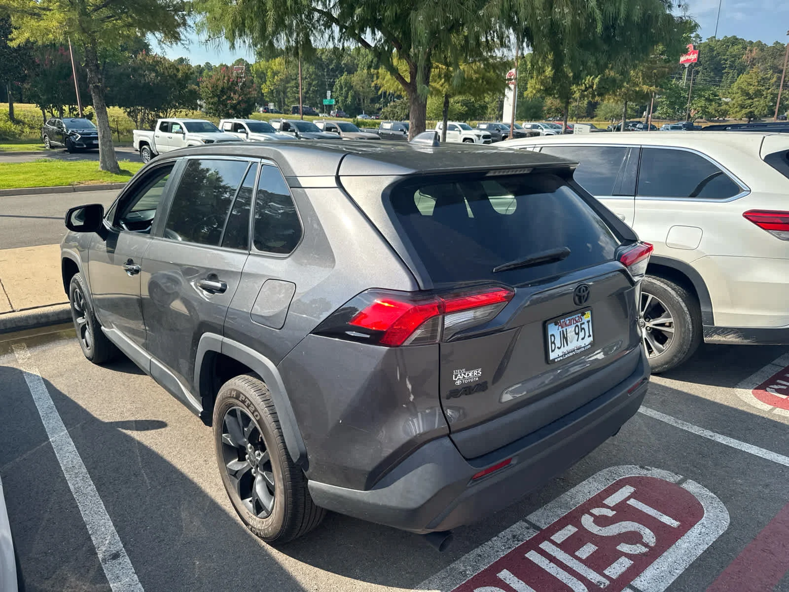 Used 2022 Magnetic Gray Metallic Toyota LE image 3