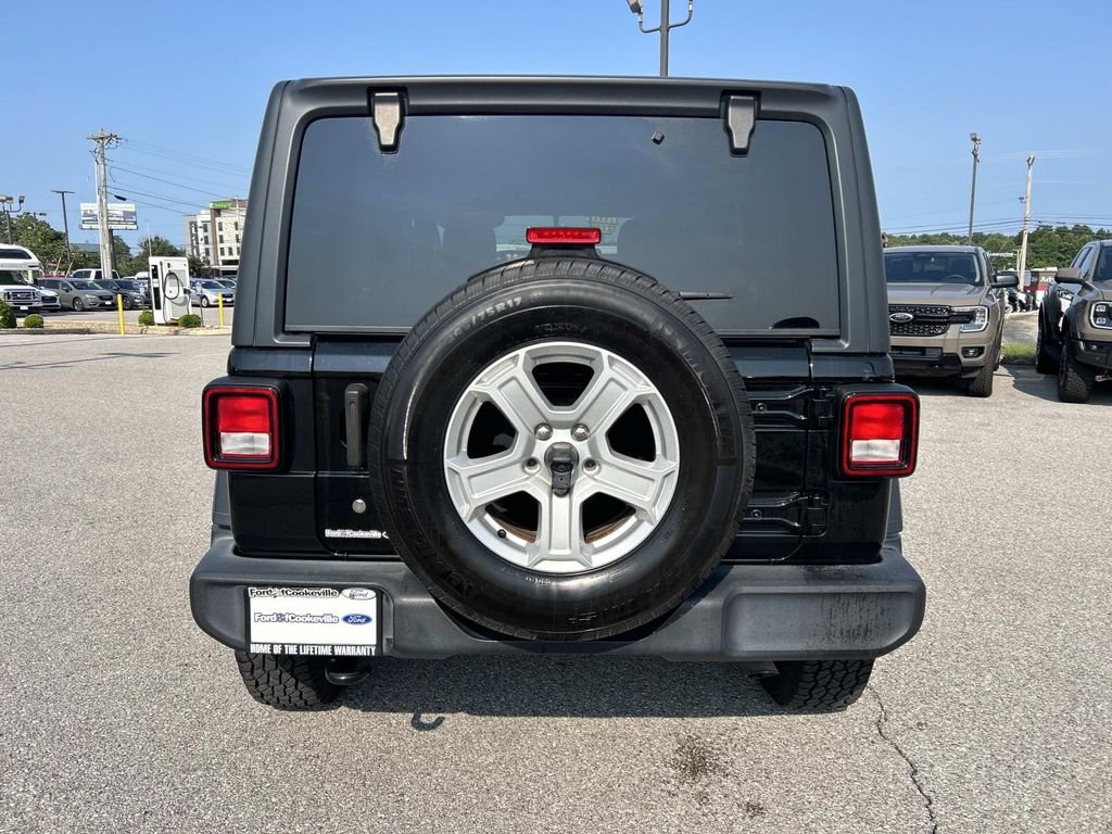 Used 2020 Black Clearcoat Jeep Unlimited Sport S image 5