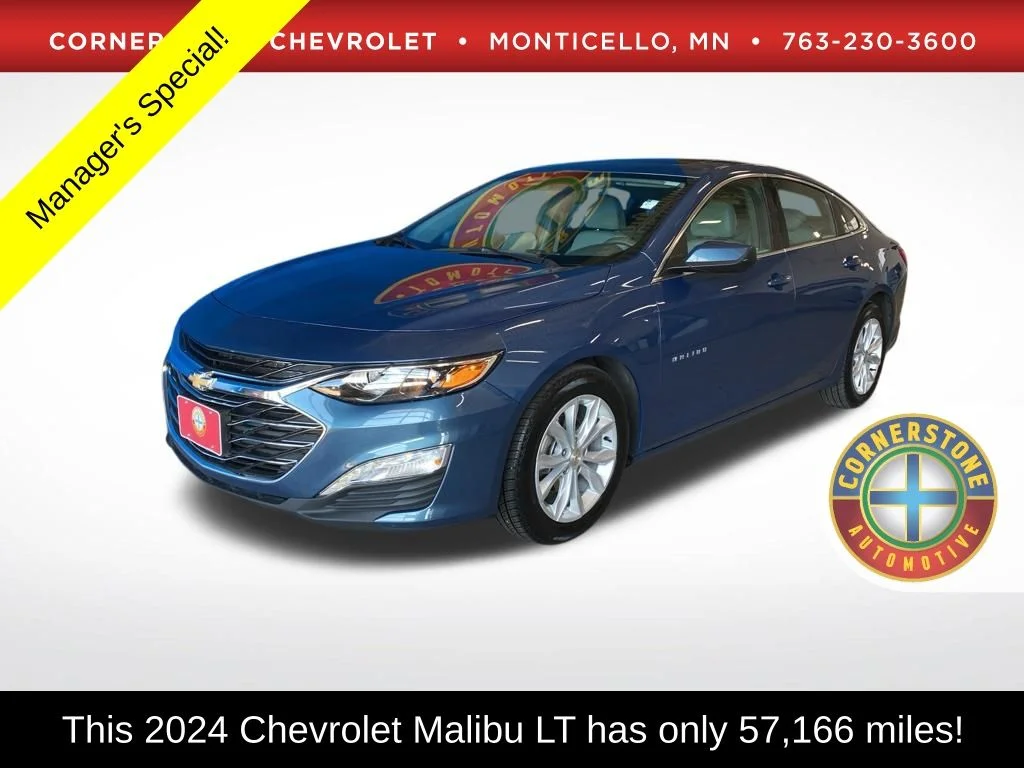 Used 2024 Blue Chevrolet LT image 1