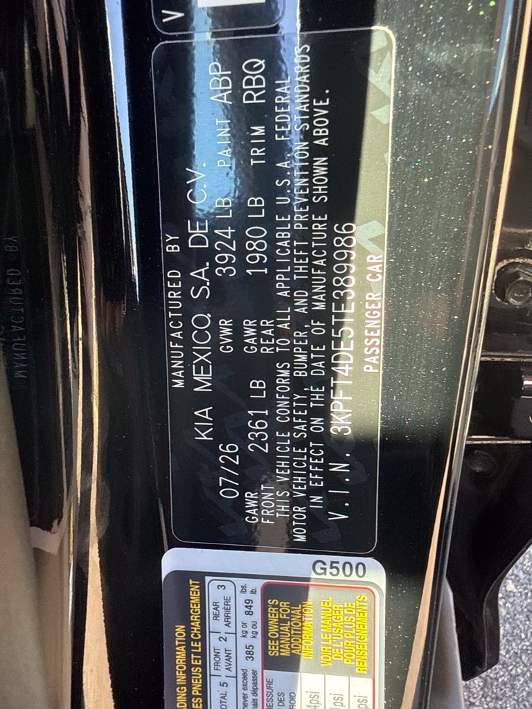 Used 2026 Black Kia LXS image 13