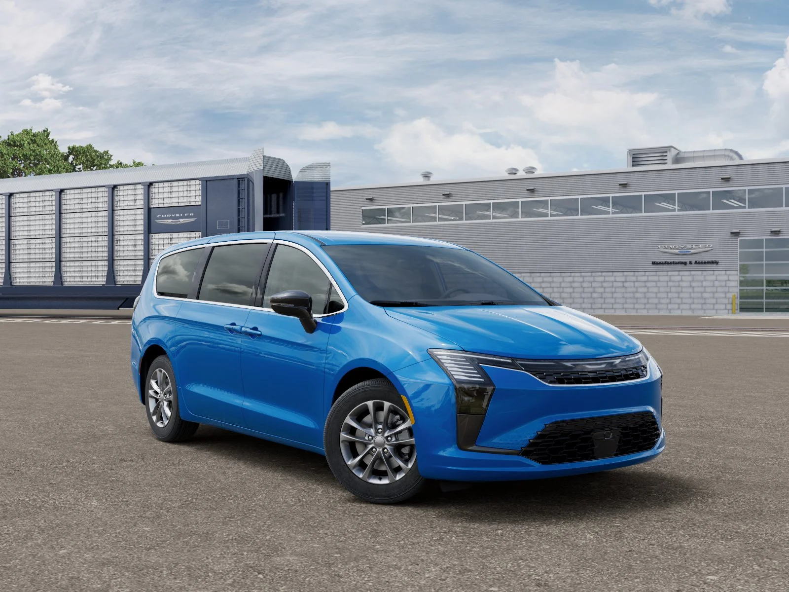 New 2027 Hydro Blue Pearl-Coat Exterior Paint Chrysler Select image 3