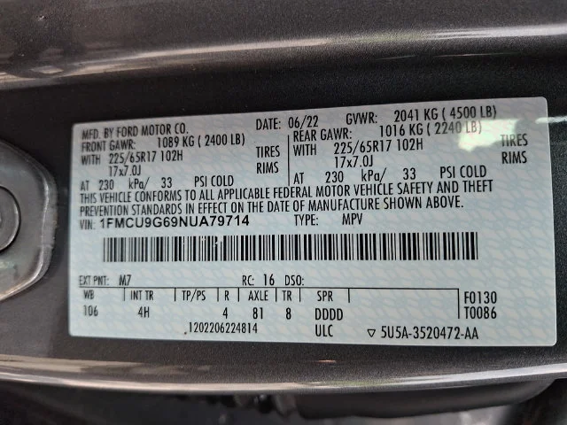 Used 2022 Gray Ford SE image 28