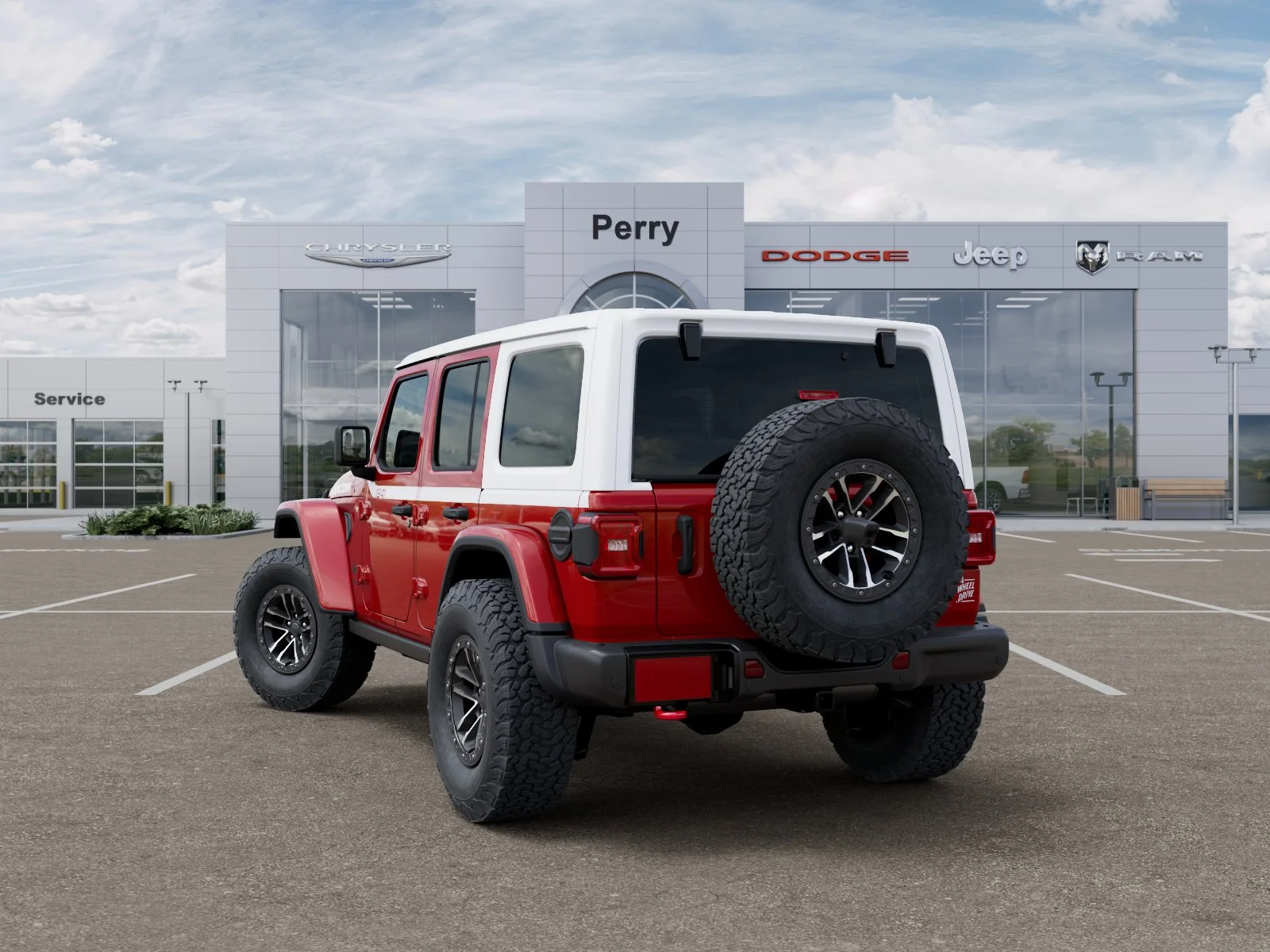 New 2026 Firecracker Red Clear-Coat Exterior Paint Jeep Rubicon X image 27