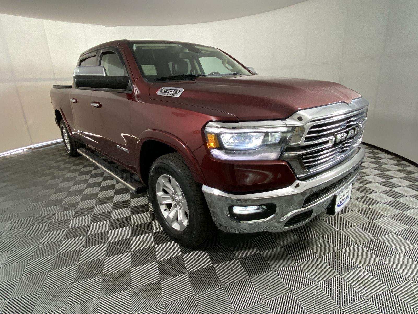 Used 2019 Delmonico Red Pearlcoat Ram Laramie image 9