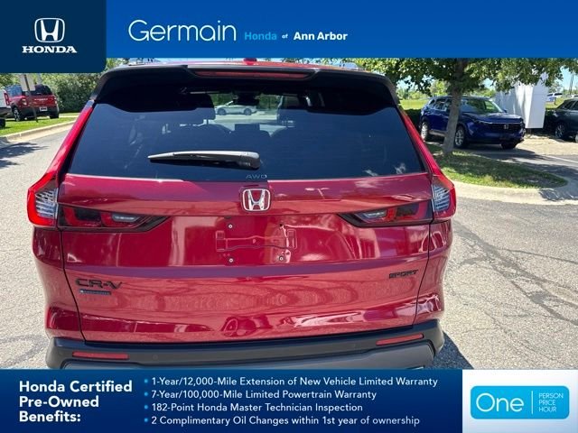 Certified Used 2026 Radiant Red Metallic Honda AWD Sport-L Hybrid image 9