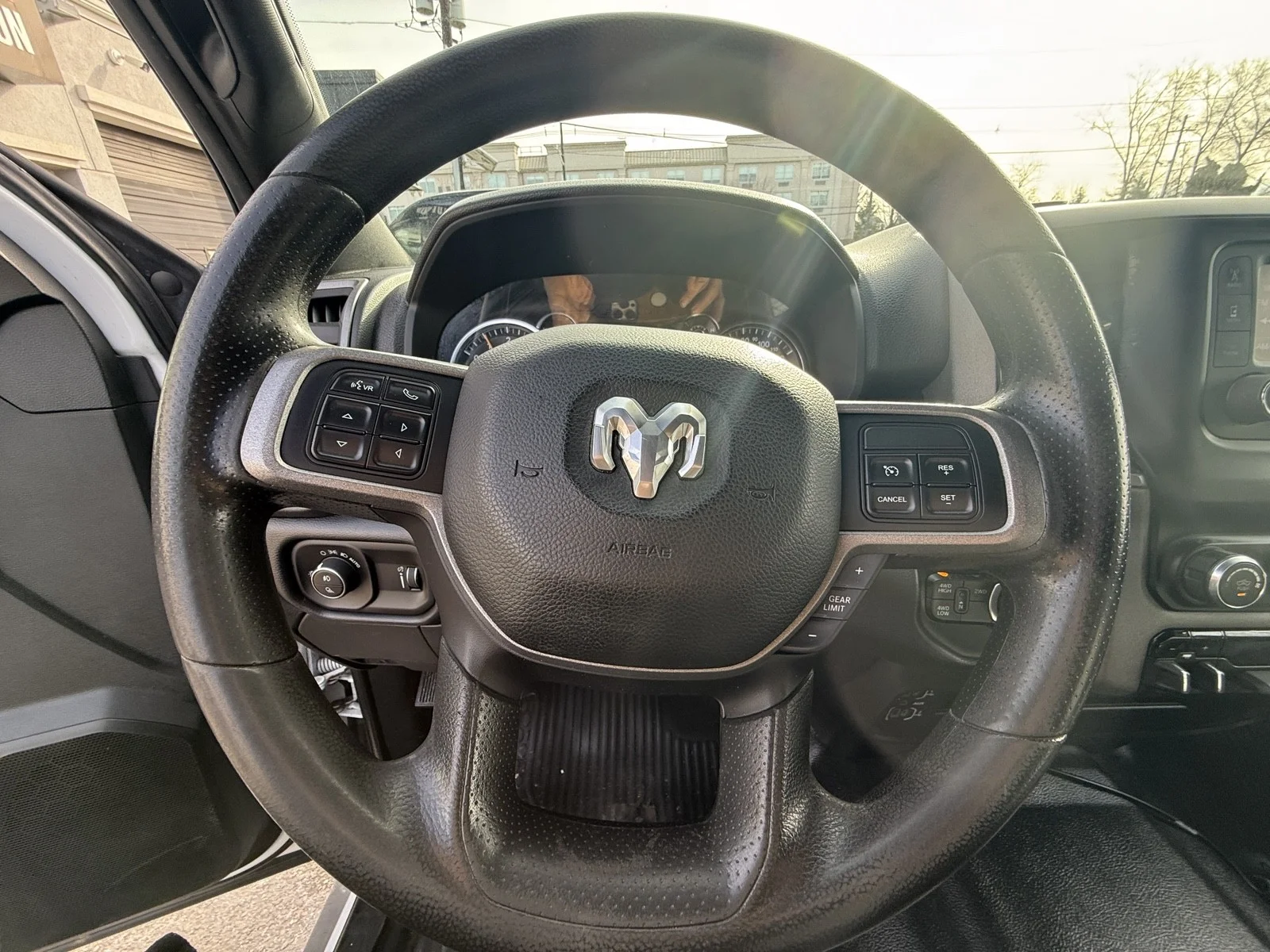 Used 2022 Bright White Clearcoat Ram Tradesman 4X4 CREW CAB 6