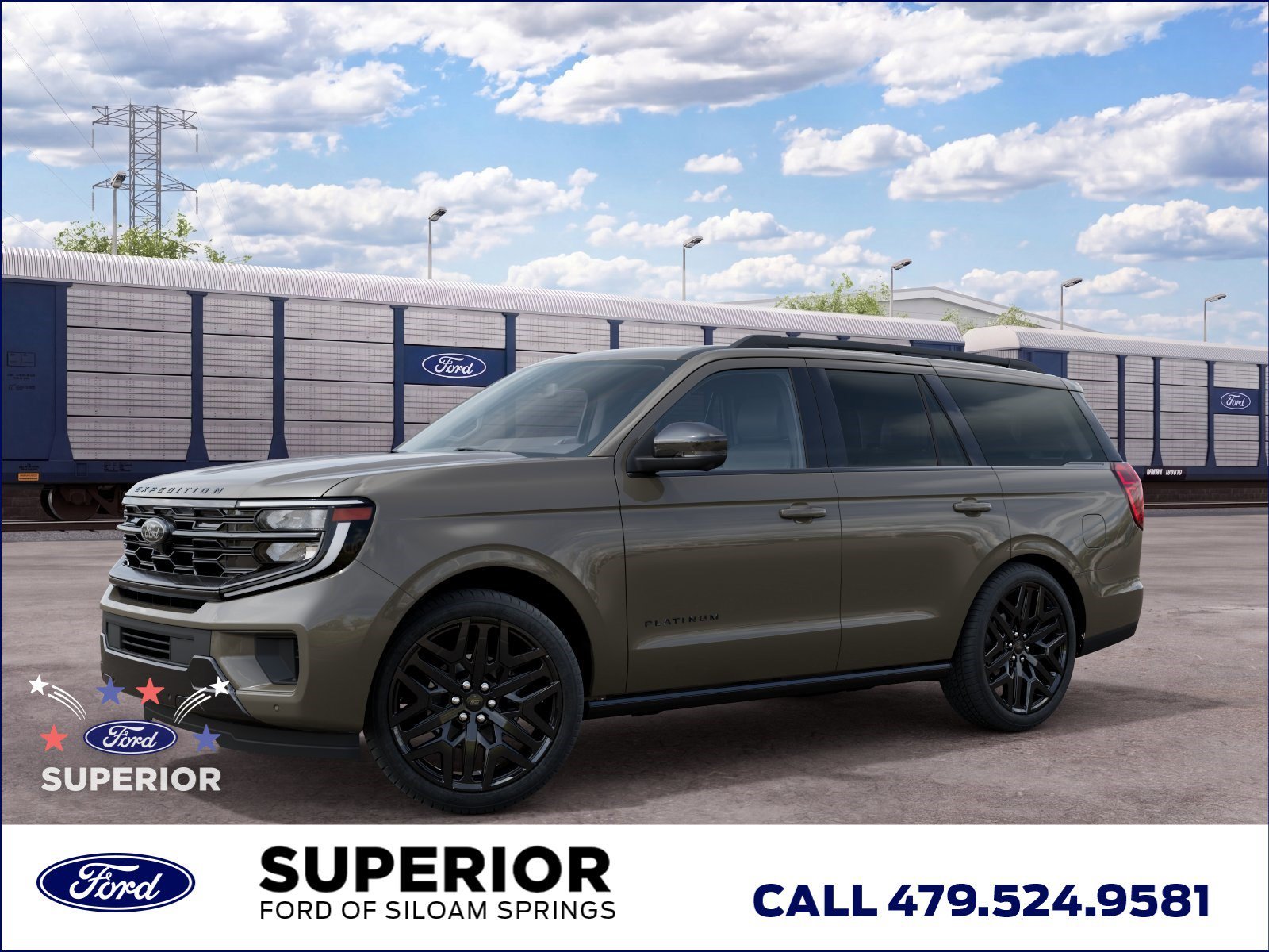 New 2027 Marsh Gray Ford Platinum image 1