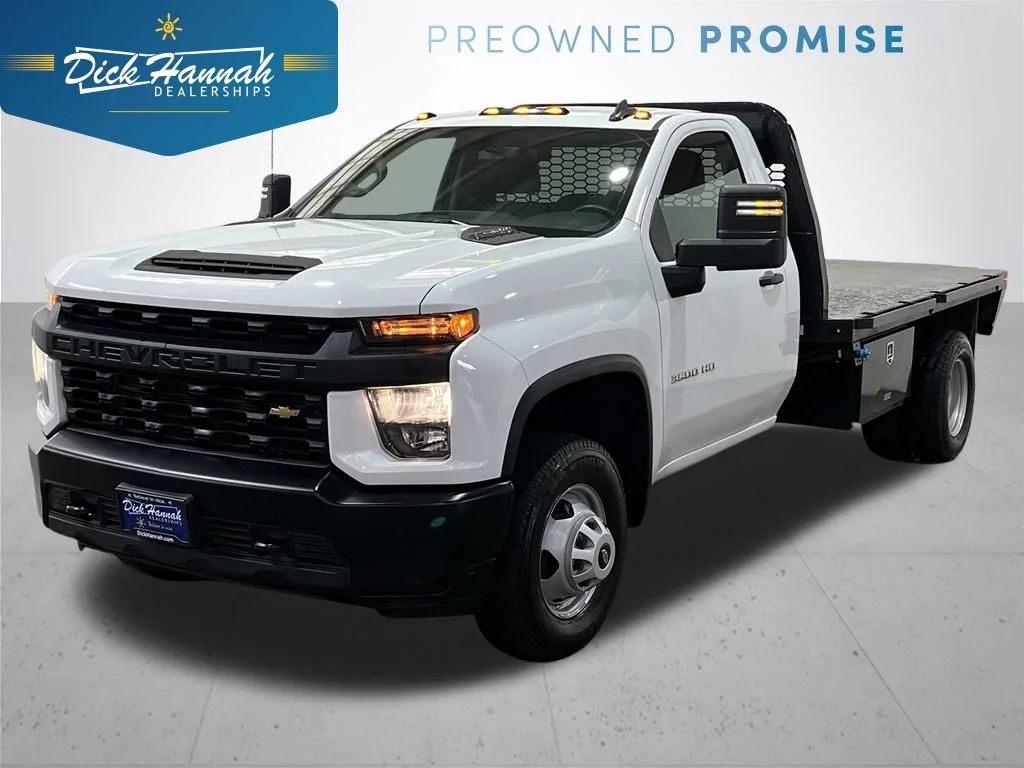 Used 2021 White Chevrolet Work Truck image 1