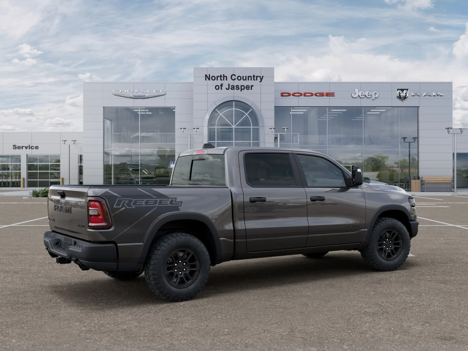 New 2026 Granite Crystal Metallic Clear-Coat Exterior Paint RAM Rebel image 30