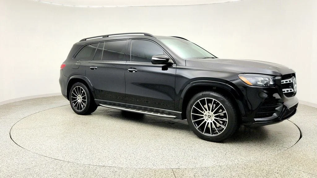 Used 2023 Black Mercedes-Benz GLS 450 4MATIC® SUV image 3