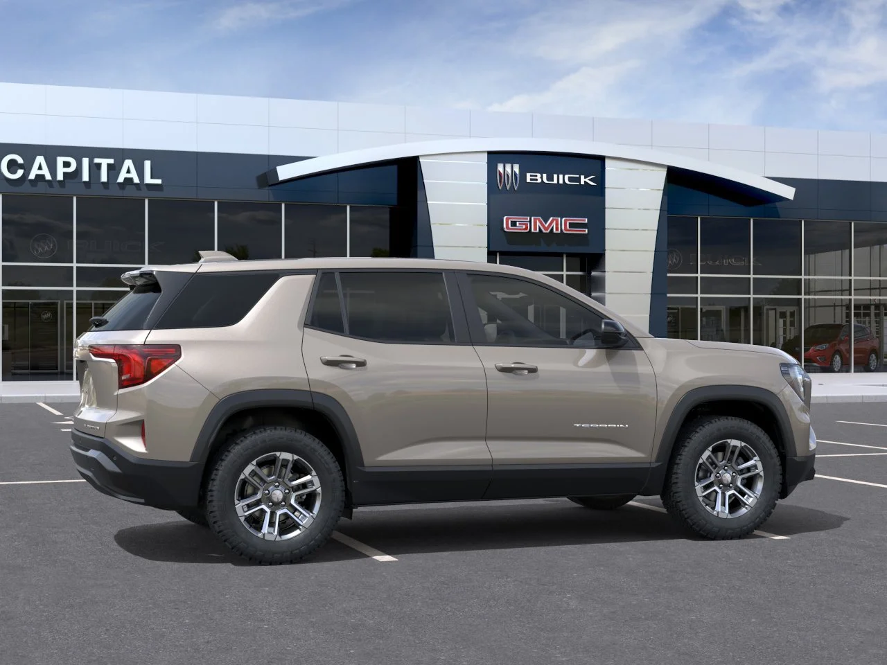 New 2027 Riverstone Metallic GMC AWD Elevation image 6