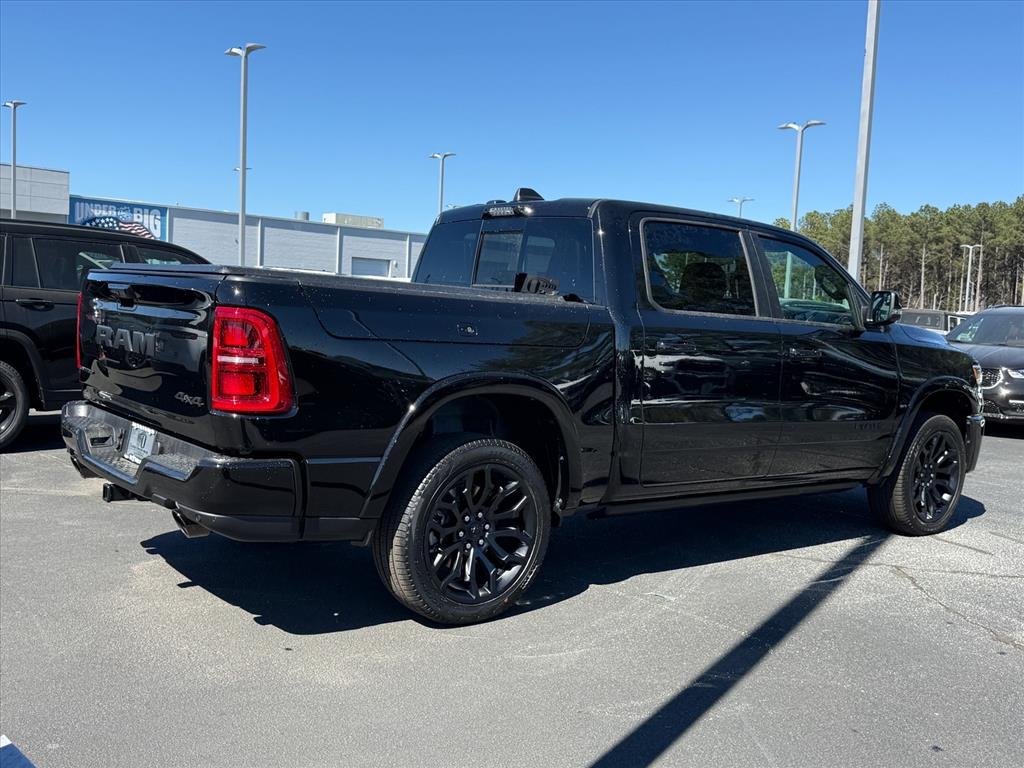 New 2026 Diamond Black Crystal Pearl-Coat Exterior Paint RAM Limited Crew Cab 4x4 5