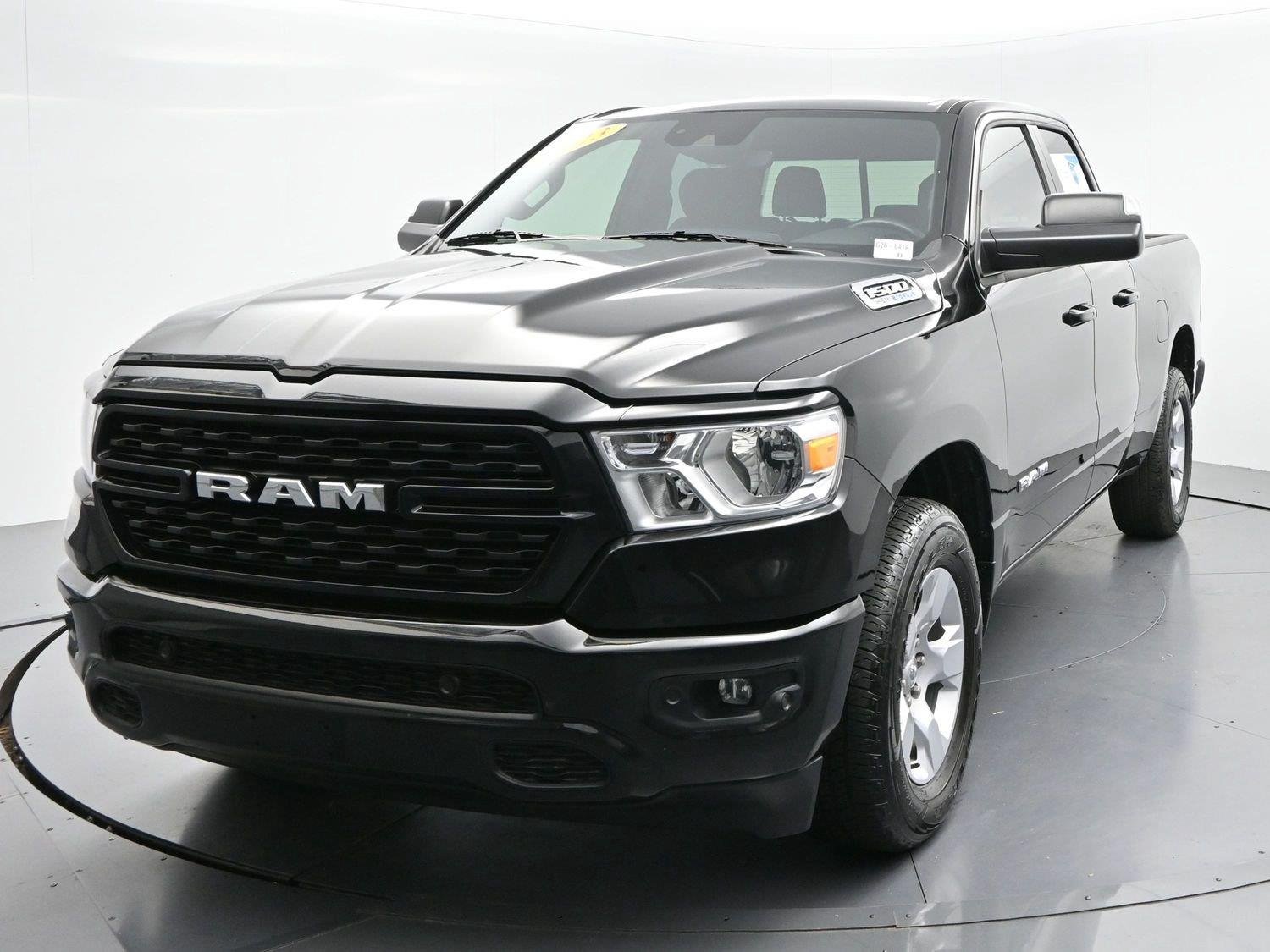Used 2023 Diamond Black Crystal Pearlcoat Ram Big Horn image 3