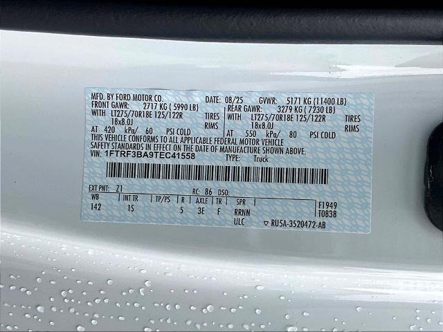 New 2026 Oxford White Ford F-350® XL image 16