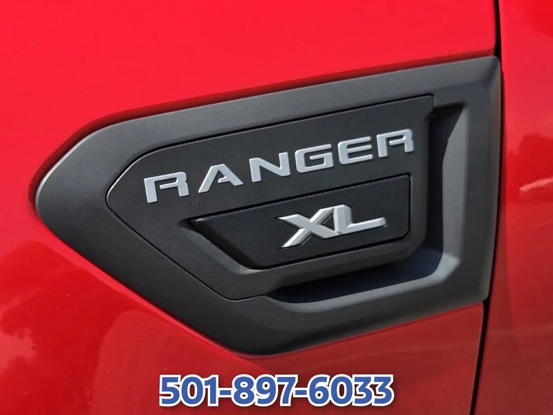 Used 2021 RED FORD XL 2WD SUPERCREW 5