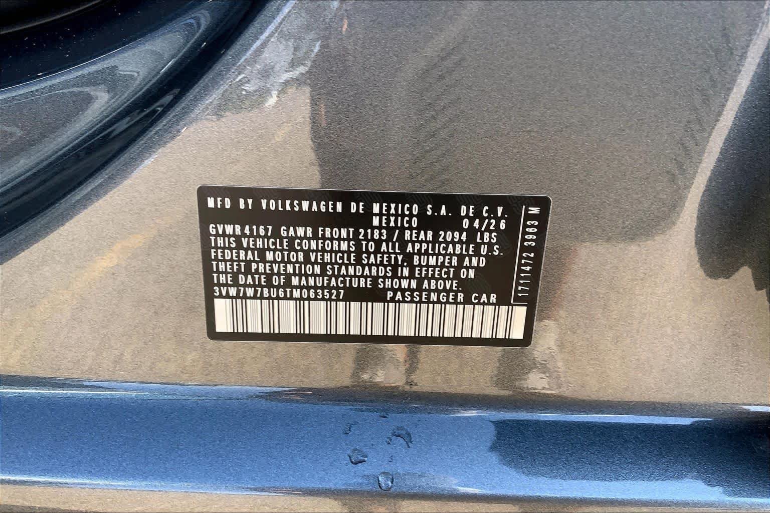 New 2026 Platinum Gray Metallic Volkswagen SE image 20