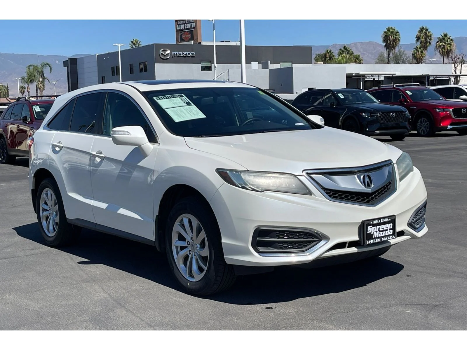 Used 2017 White Diamond Pearl Acura w/AcuraWatch Plus image 9