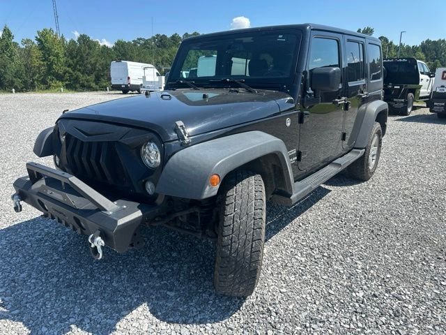Used 2017 Black Clearcoat Jeep Unlimited Sport image 1