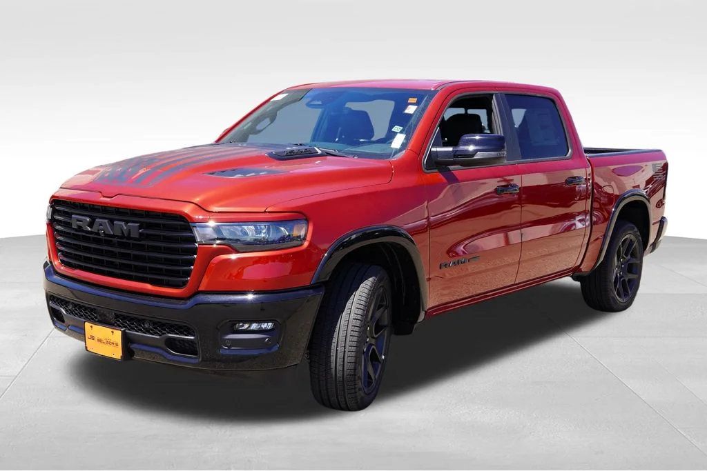 New 2026 Molten Red Pearl-Coat Exterior Paint RAM Laramie image 7