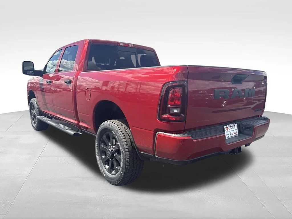 New 2026 Molten Red Pearl-Coat Exterior Paint RAM Black Express image 5