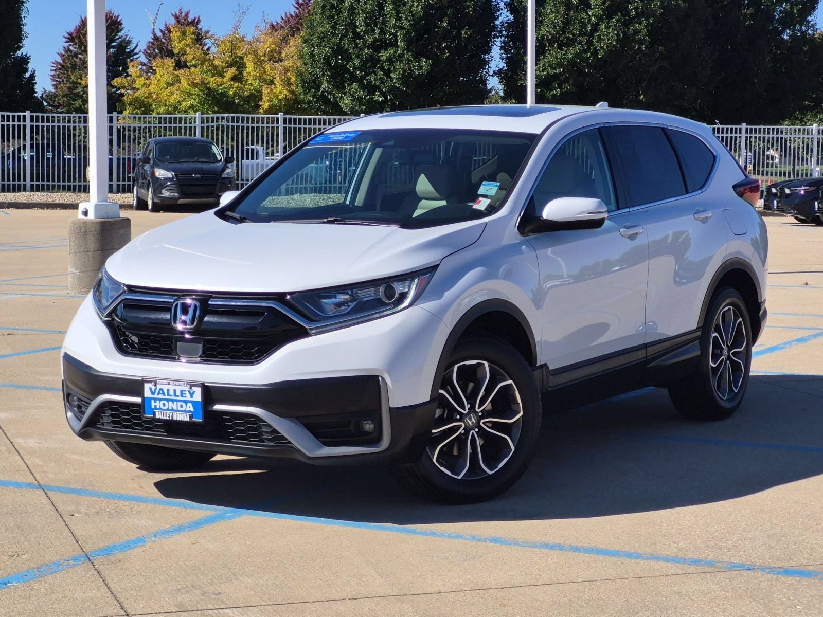 Certified Used 2020 White Honda EX-L image 2