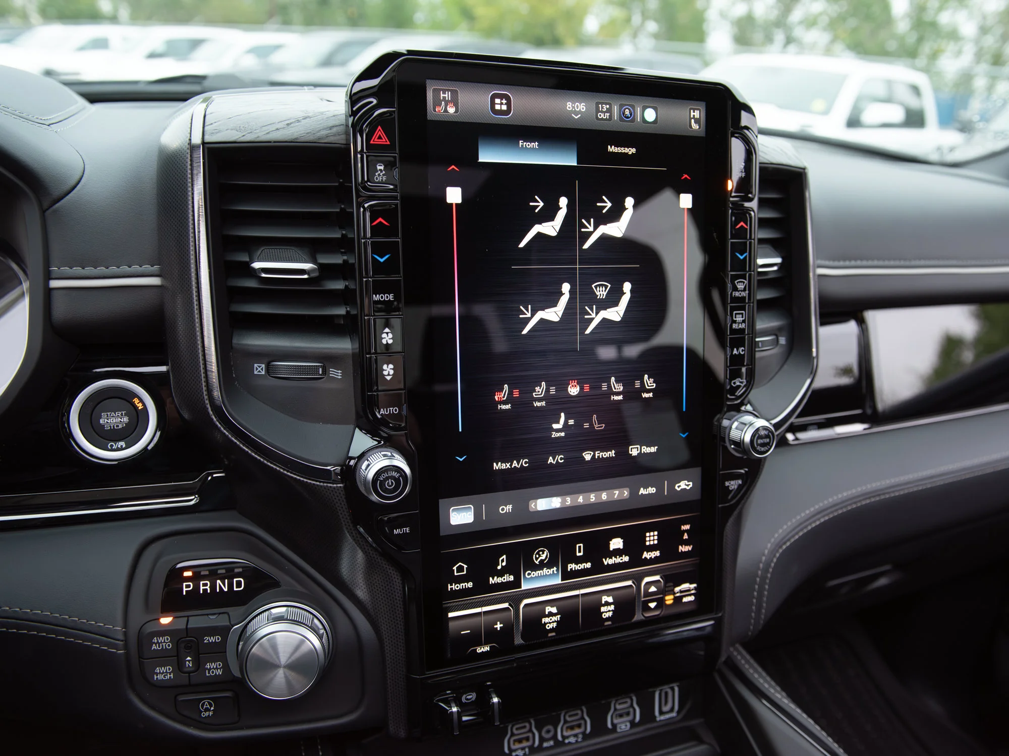 New 2026 Black RAM Limited Night* Crew Cab 4x4, 540 Horsepower, Massage Seats, Head-Up Display image 24