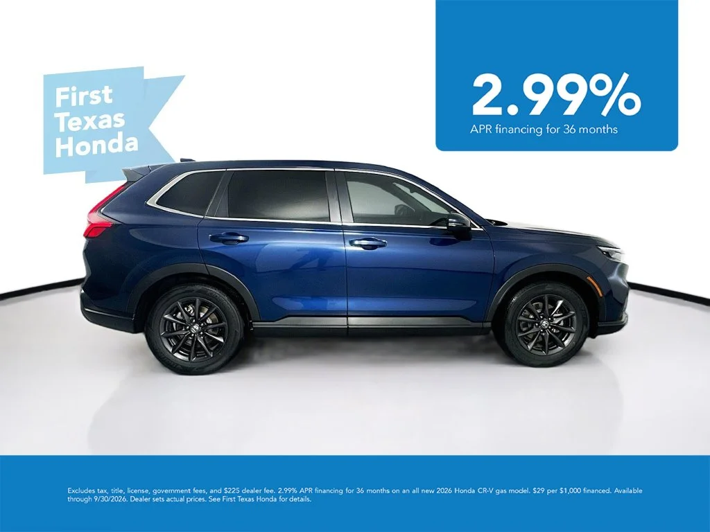 New 2027 Canyon River Blue Metallic Honda EX-L image 8