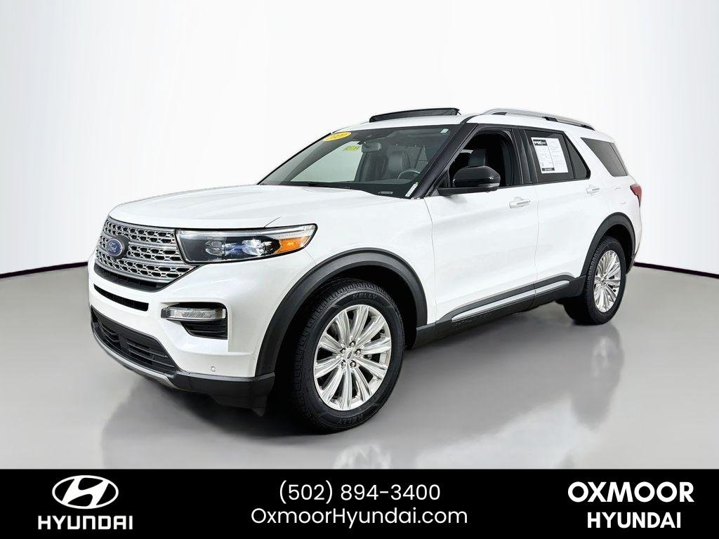 Used 2020 Star White Metallic Tri-Coat Ford Limited HYBRID image 3