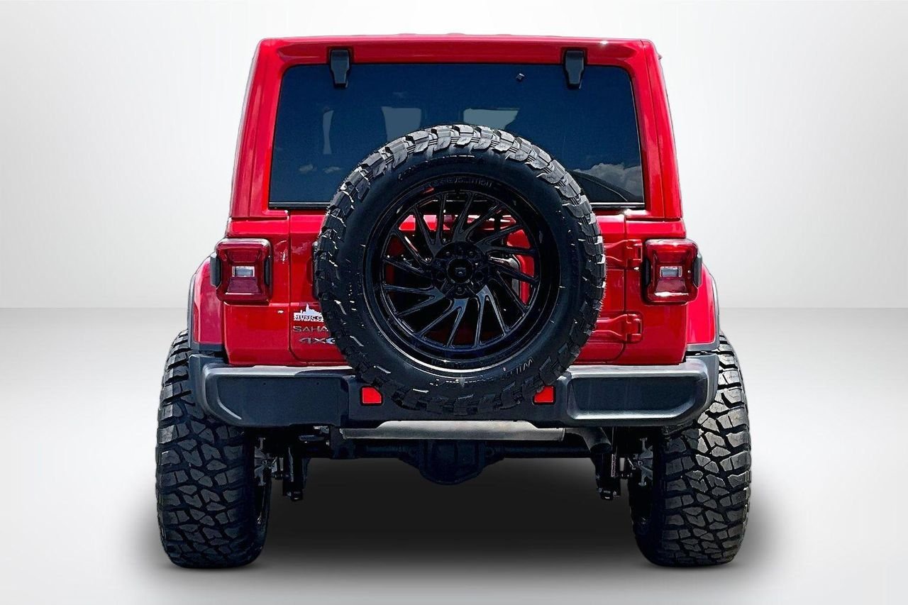 Used 2025 Firecracker Red Clearcoat Jeep Sahara 4xe image 7