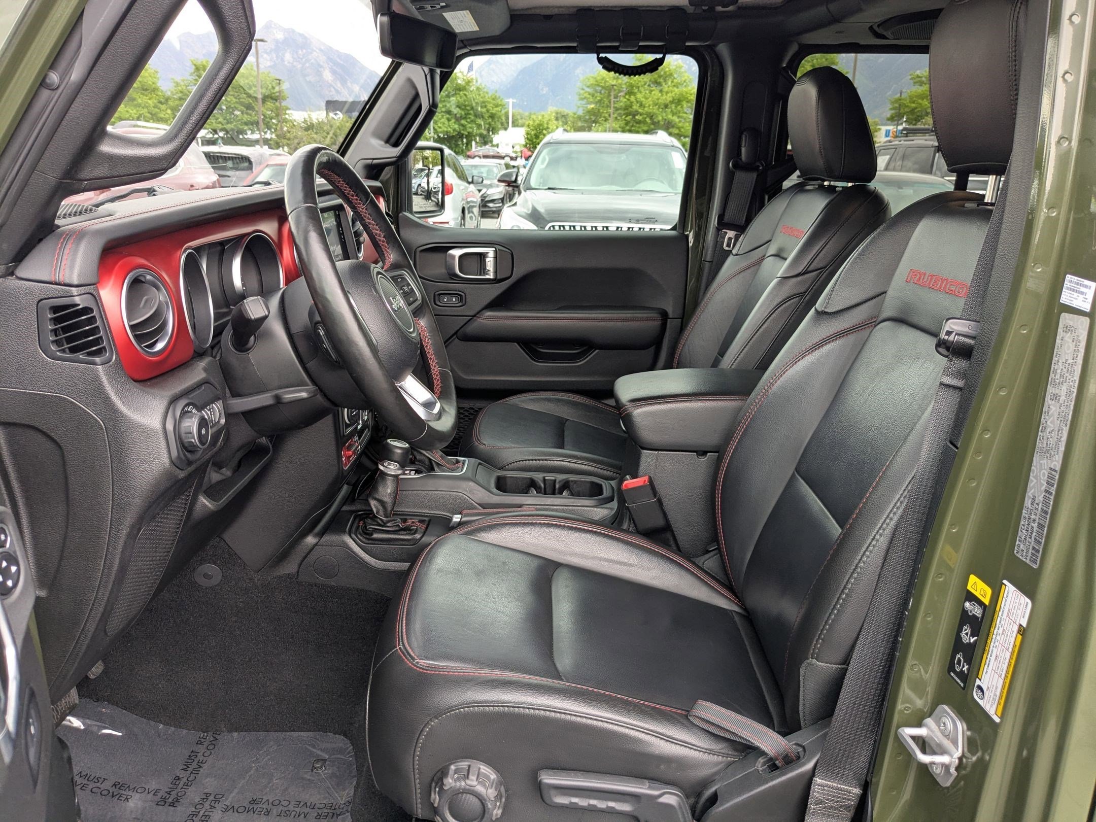 Used 2021 Sarge Green Clearcoat Jeep Unlimited Rubicon image 16